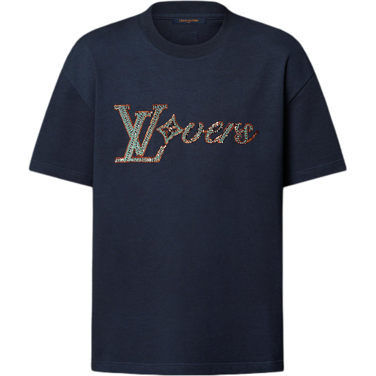 LOUIS VUITTON 1AGHXT Embroidered Short-Sleeved T-Shirt