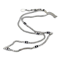 DIOR Sterling Silver Necklaces Unisex Silver