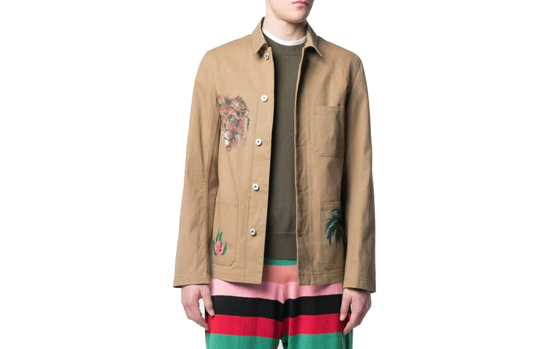LOEWE Jackets Men Brown