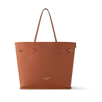 LOUIS VUITTON Monogram Coated Canvas Double-Sided Neverfull Handbag Medium Size Women's Brown