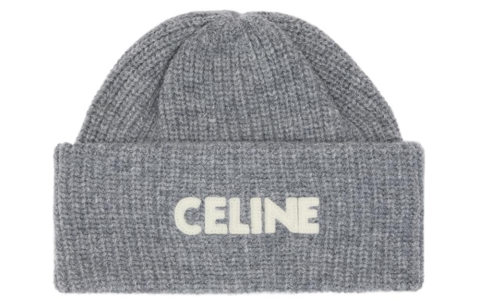 CELINE Beanies Men Gray