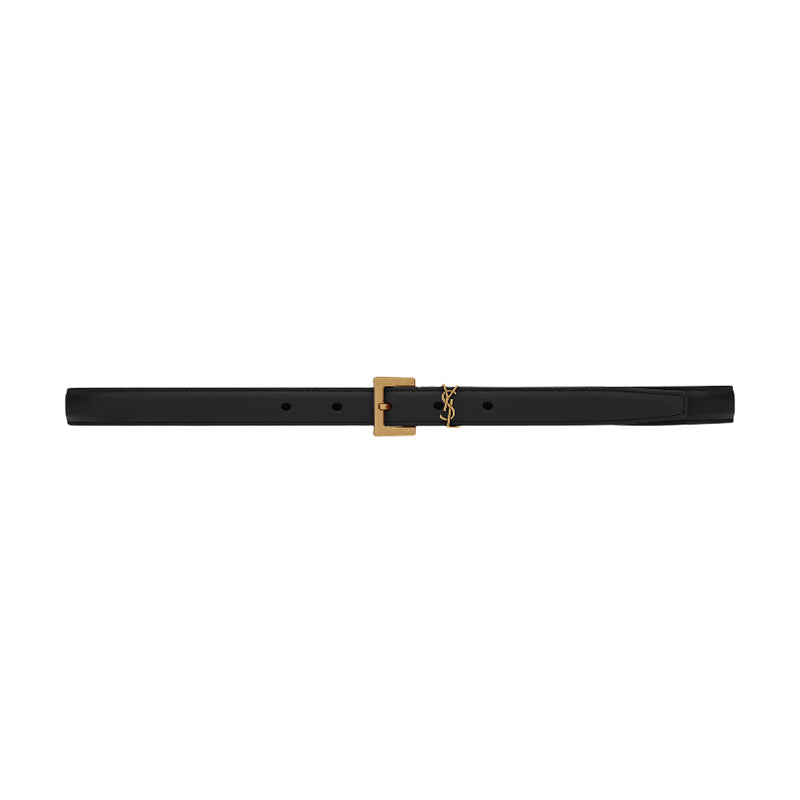 SAINT LAURENT Monogram Narrow Belt