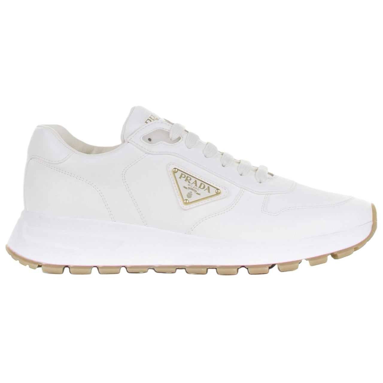 PRADA PRAX 1 Low Top Casual Shoes Men's White