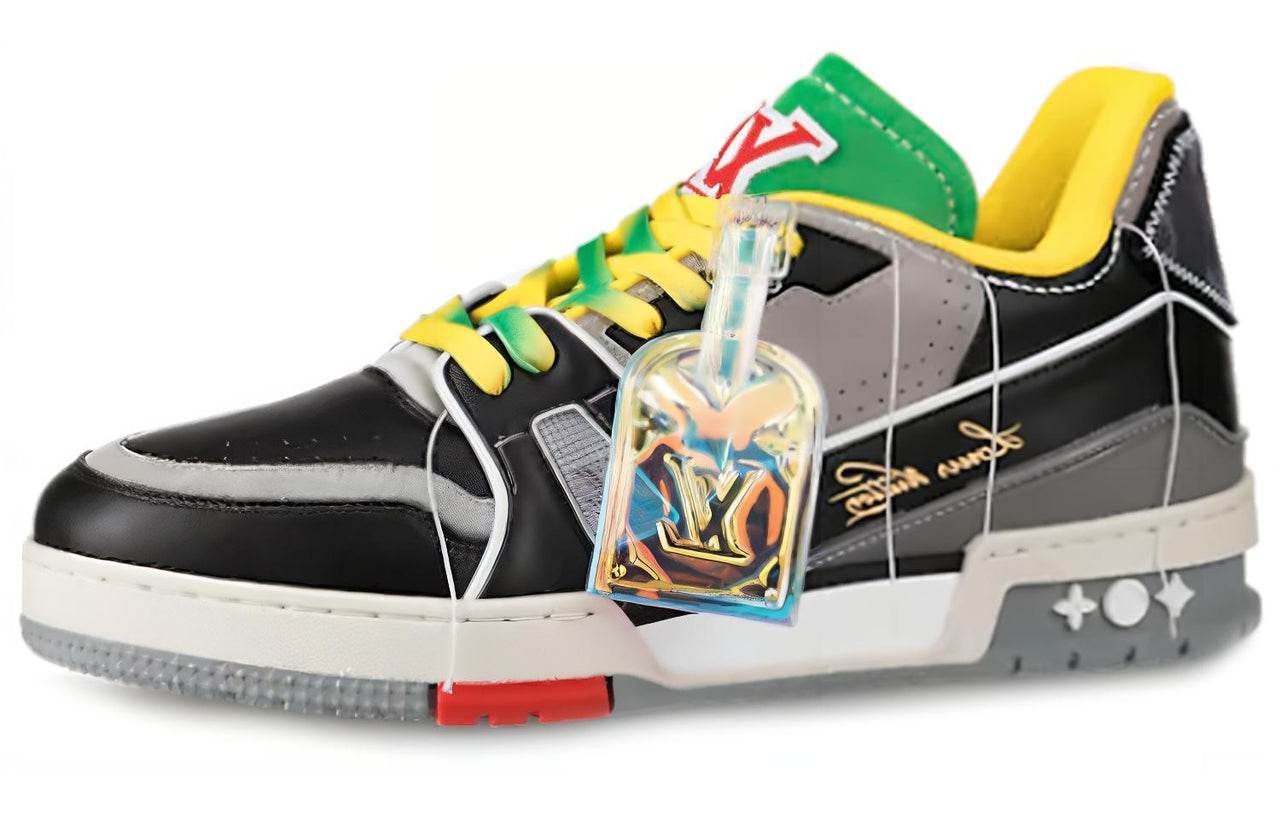 LOUIS VUITTON Lv Trainers 'Yellow Multi color'