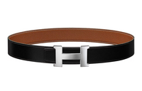 HERMES Cow Leather Belts Unisex Width  3.8cm