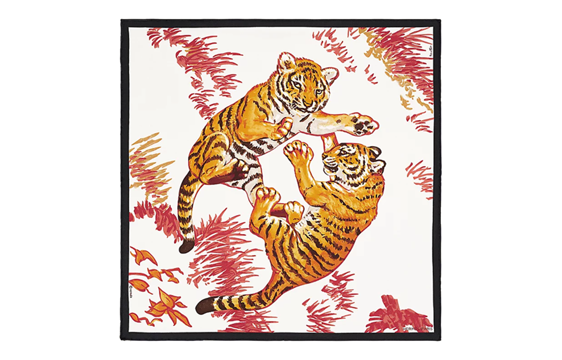 HERMES Silk Scarves Women's Multicolor
