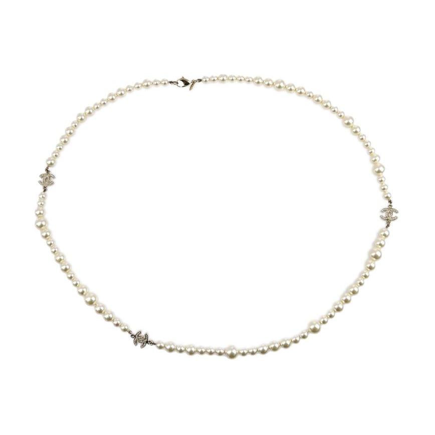 CHANEL 2012 Beaded chain Necklace