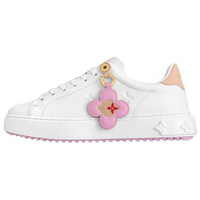 LOUIS VUITTON Time Out Low-Top Skateboard Shoes Women's White