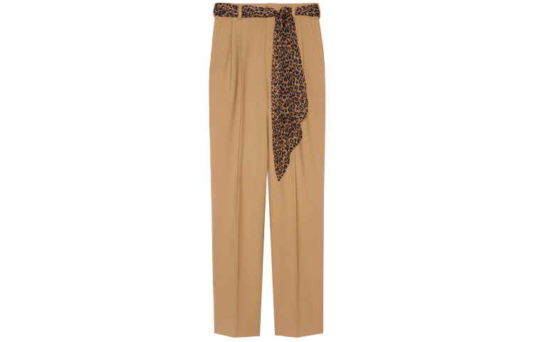 SAINT LAURENT Belted Pleated Pants