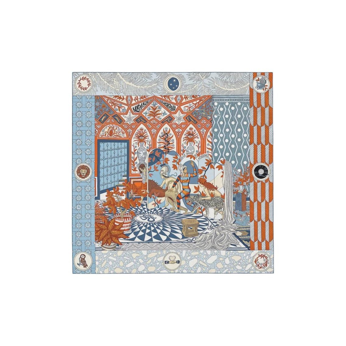 HERMES Silk Scarves Women's Multicolor