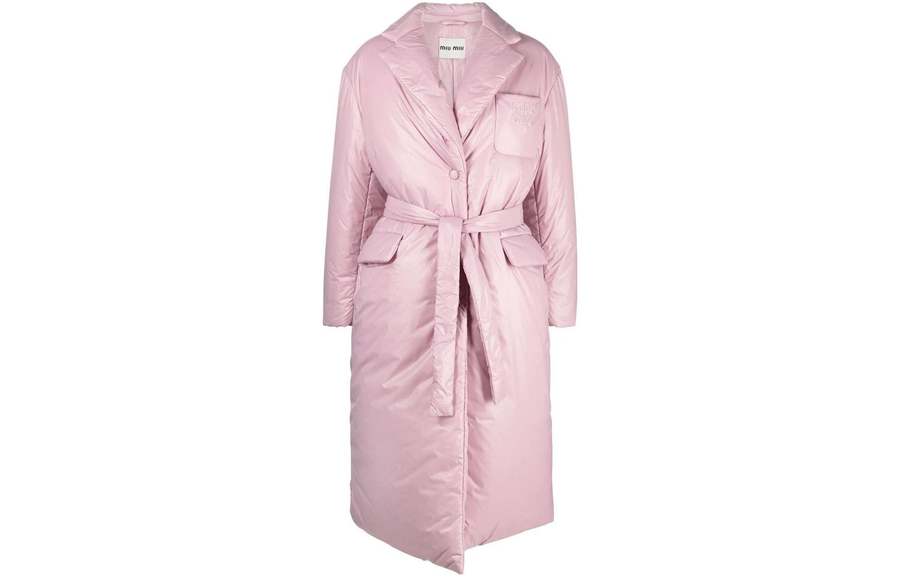 MIU MIU Parka Coats Women's Pink