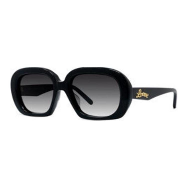 LOEWE Oval Sunglasses Women's Black