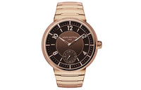 LOUIS VUITTON Wrist Watch Automatic Mechanical Movement 18K Rose Gold Strap 40mm Tan Watch Dial Men's Watches