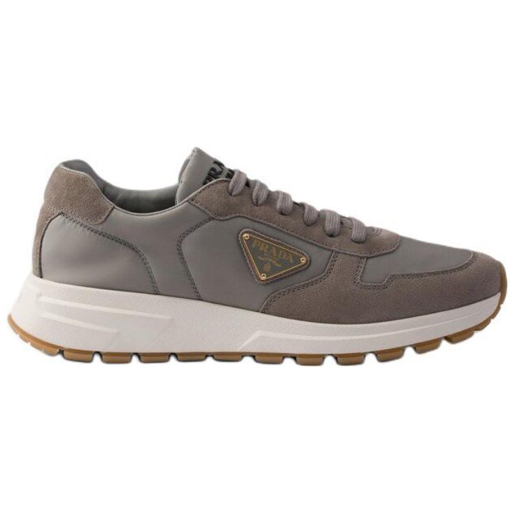 PRADA PRAX 1 Low Top Casual Shoes Men's Gray