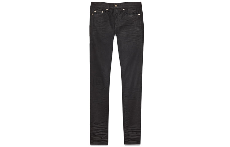SAINT LAURENT Button Detailed Skinny Jeans