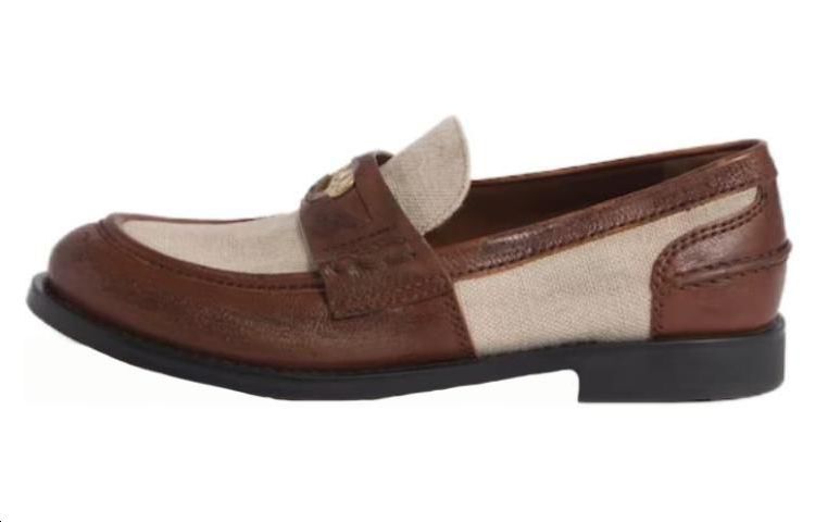 MIU MIU Penny-appliqué Panelled Loafers