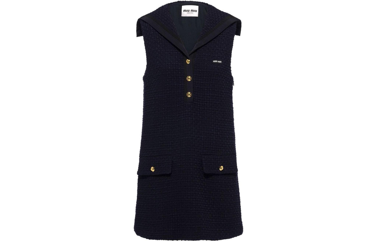 MIU MIU Sleeveless Dresses Women's Blue