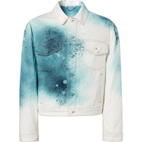 LOUIS VUITTON 20's Spray paint Denim Jacket