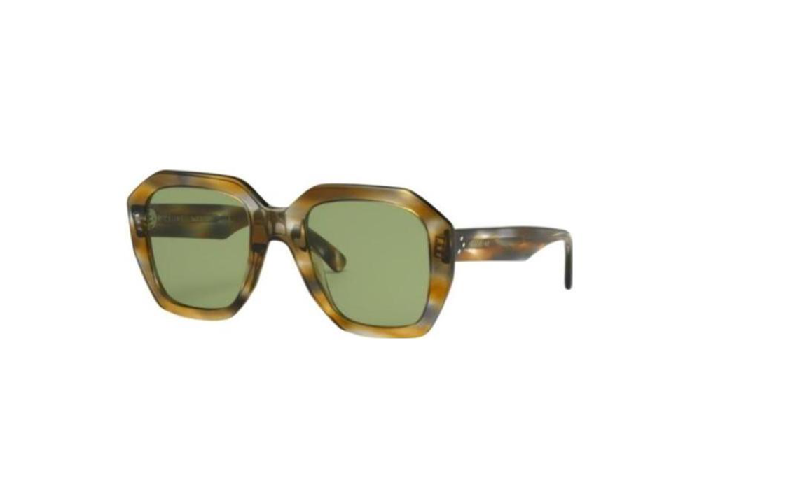 CELINE Acetate Irregular Shape Sunglasses Men's Tortoiseshell