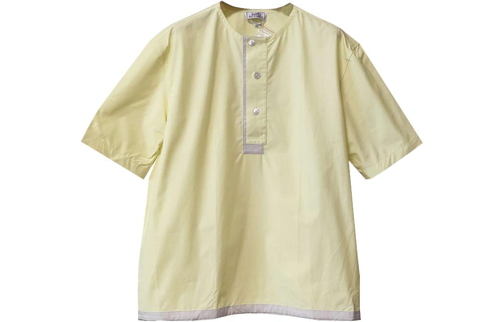 HERMES T-Shirts Men Yellow