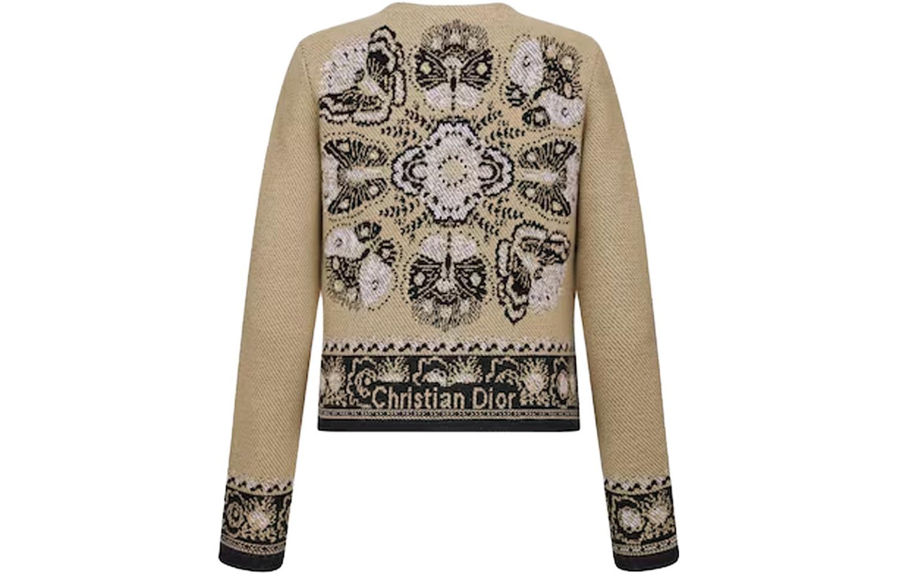 DIOR SS24 Knitwear Women's Beige Yellow