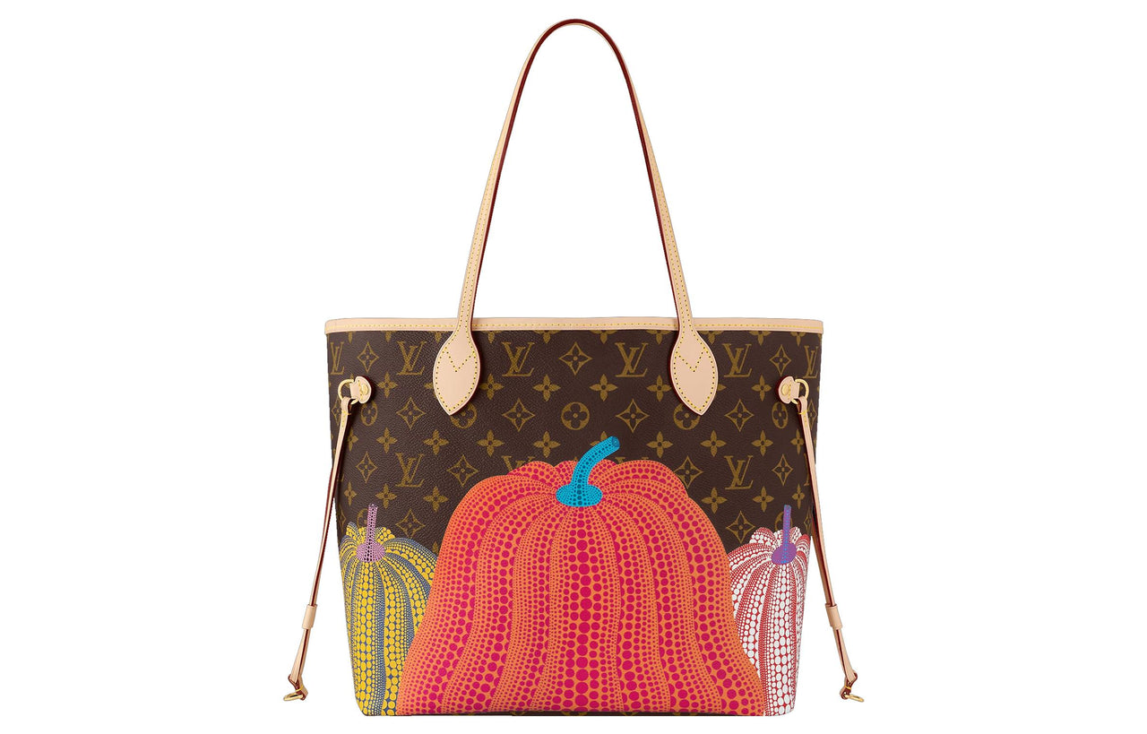 LOUIS VUITTON LV X YK Neverfull MM Pumpkin Print