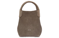Loro Piana Suede Shoulder Bag Crossbody Bag Handbag Extra Small Women's Cedar Brown