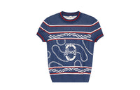 HERMES SS23 T Shirts Women's Ginsborough Blue