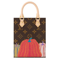 LOUIS VUITTON Lv X Yk Petit Sac Plat Pumpkin Print