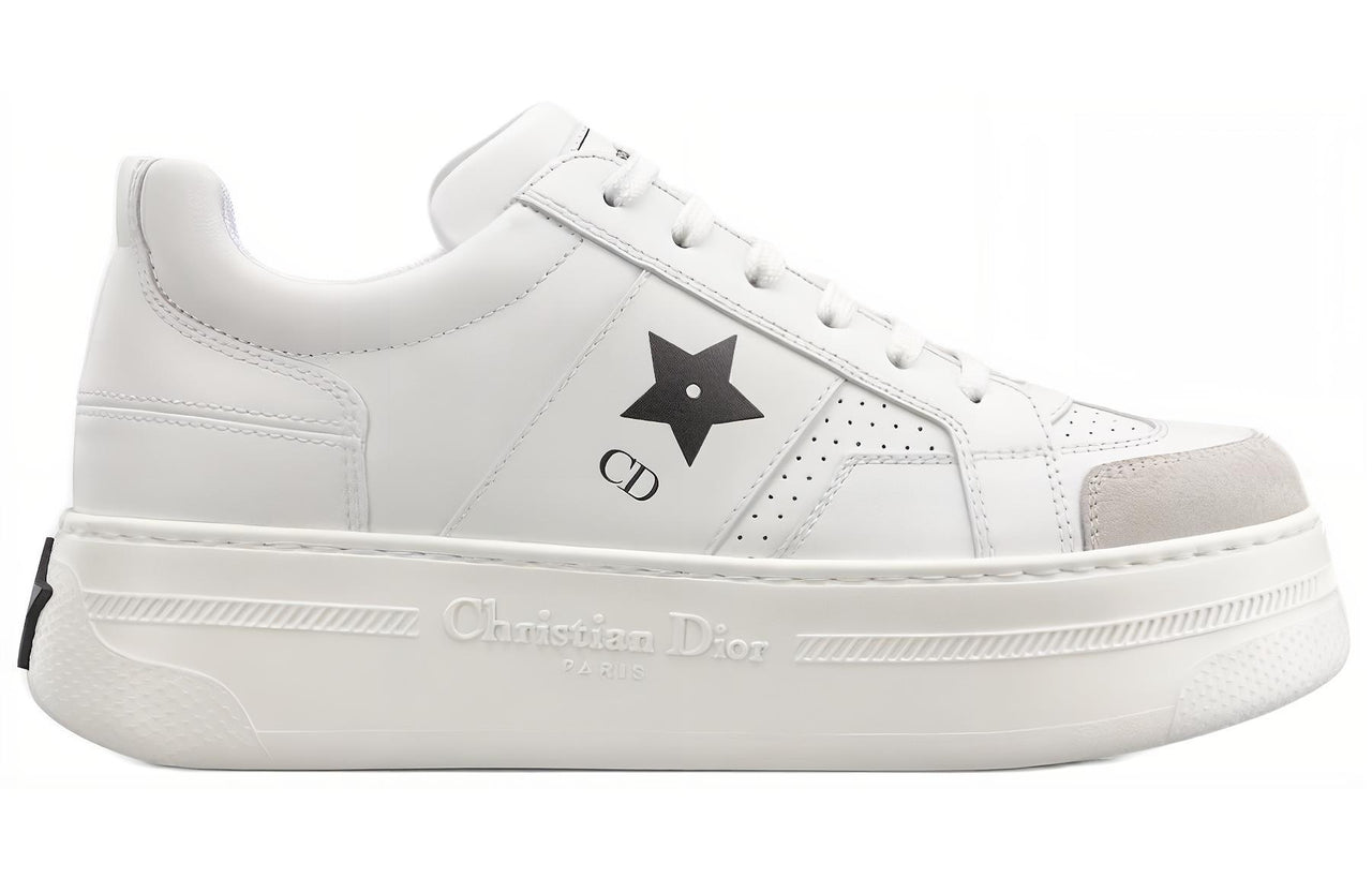 DIOR Dior Star Low-Top Skateboard Shoes Women's White