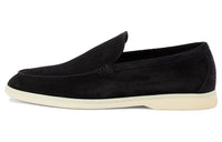 Loro Piana Summer Walk Loafers Men's Black