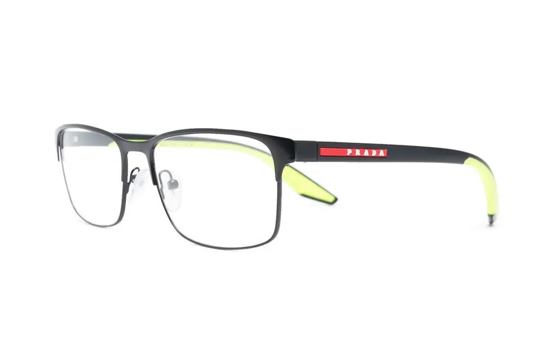 PRADA Eyewear Logo-plaque Square-frame Glasses