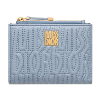 DIOR Lambskin Wallet Women's Sky Blue