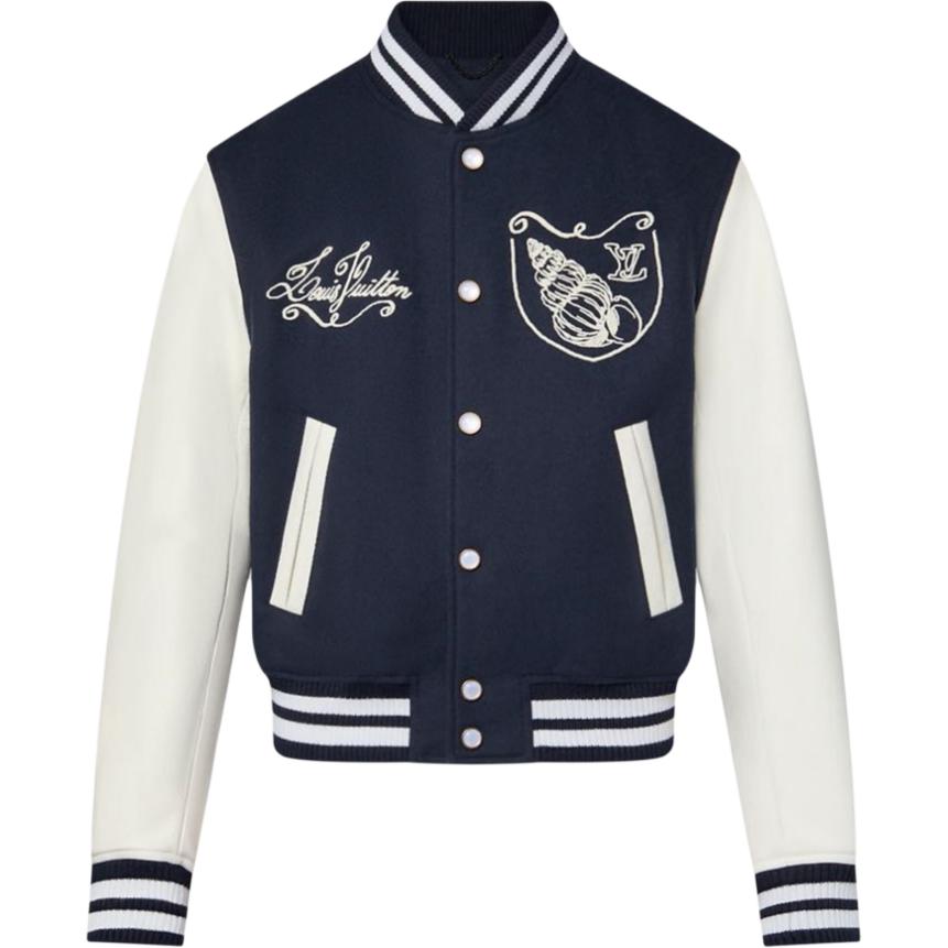 LOUIS VUITTON Calfskin Varsity Jacket