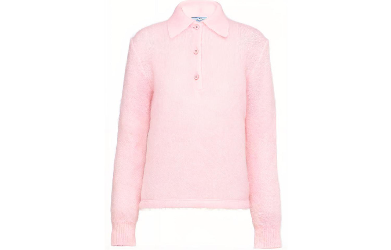 PRADA FW21 Polo Shirt Women's Petal Pink
