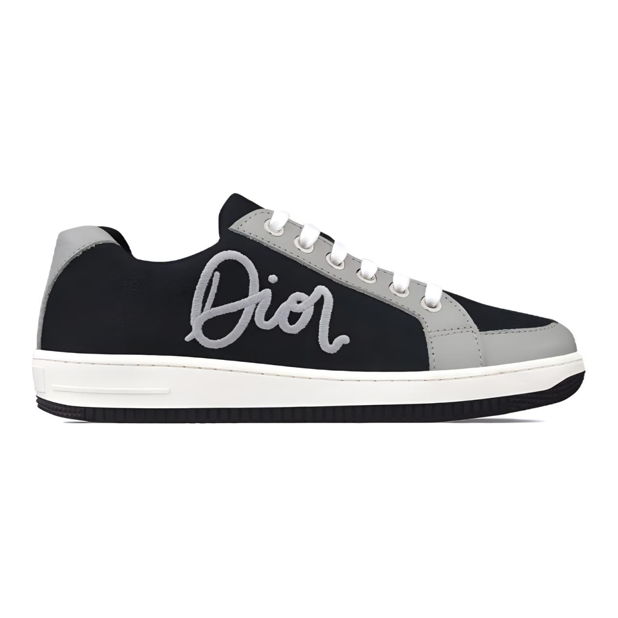 DIOR B23 Low-Top Kids' Skateboarding Shoes Black Gray Color Kids'