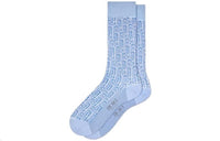 DIOR OBLIQUE SS23 Knee High Socks Men's 1 Pack Blue