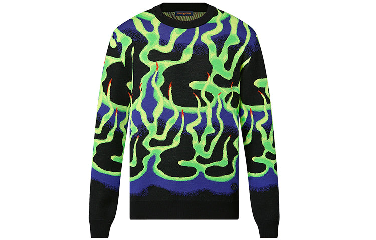 LOUIS VUITTON New Quarterly Products Of LV FW22 Sweater Men's Multicolor