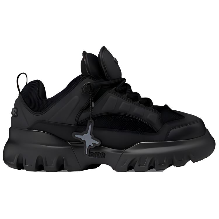 DIOR Snow Low Top Casual Shoes Men's Black Independent Numbering Limited Edition