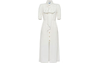 PRADA Short Sleeved Dresses Women's White