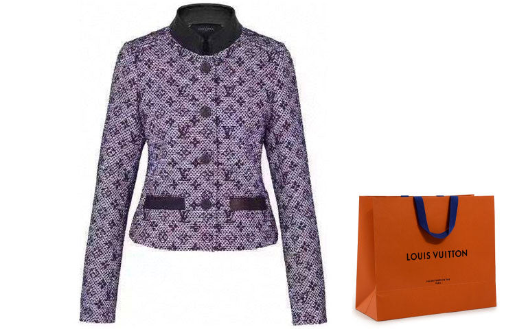 LOUIS VUITTON New Quarterly Products Of LV Jackets Coats Women's Purple