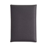 HERMES Calvi Duo Evercolor Calfskin Card Holder Women's 85 Ardoise Slate Gray
