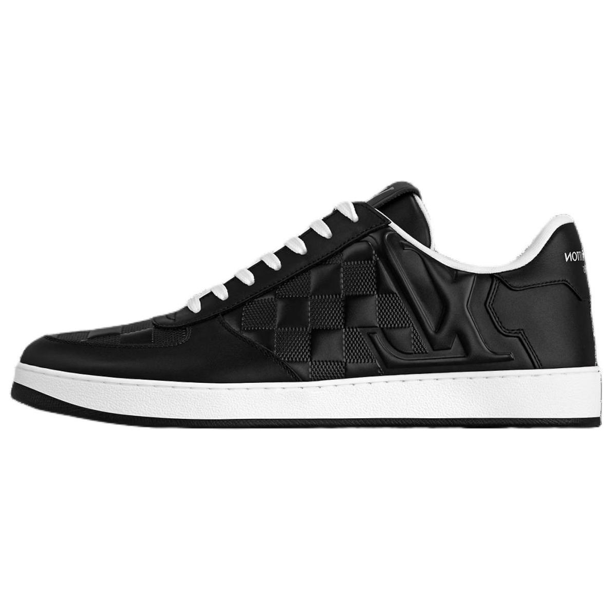LOUIS VUITTON Rivoli Low-Top Skateboard Shoes Men's Black