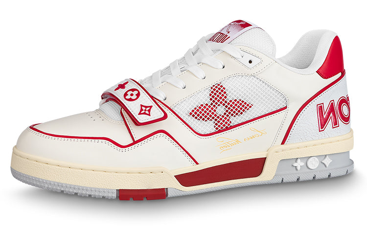 LOUIS VUITTON Lv Trainers 'Red Mesh'