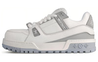 LOUIS VUITTON Trainer Maxi Little Jigglypuff Low Top Skateboard Shoes Women's White Gray