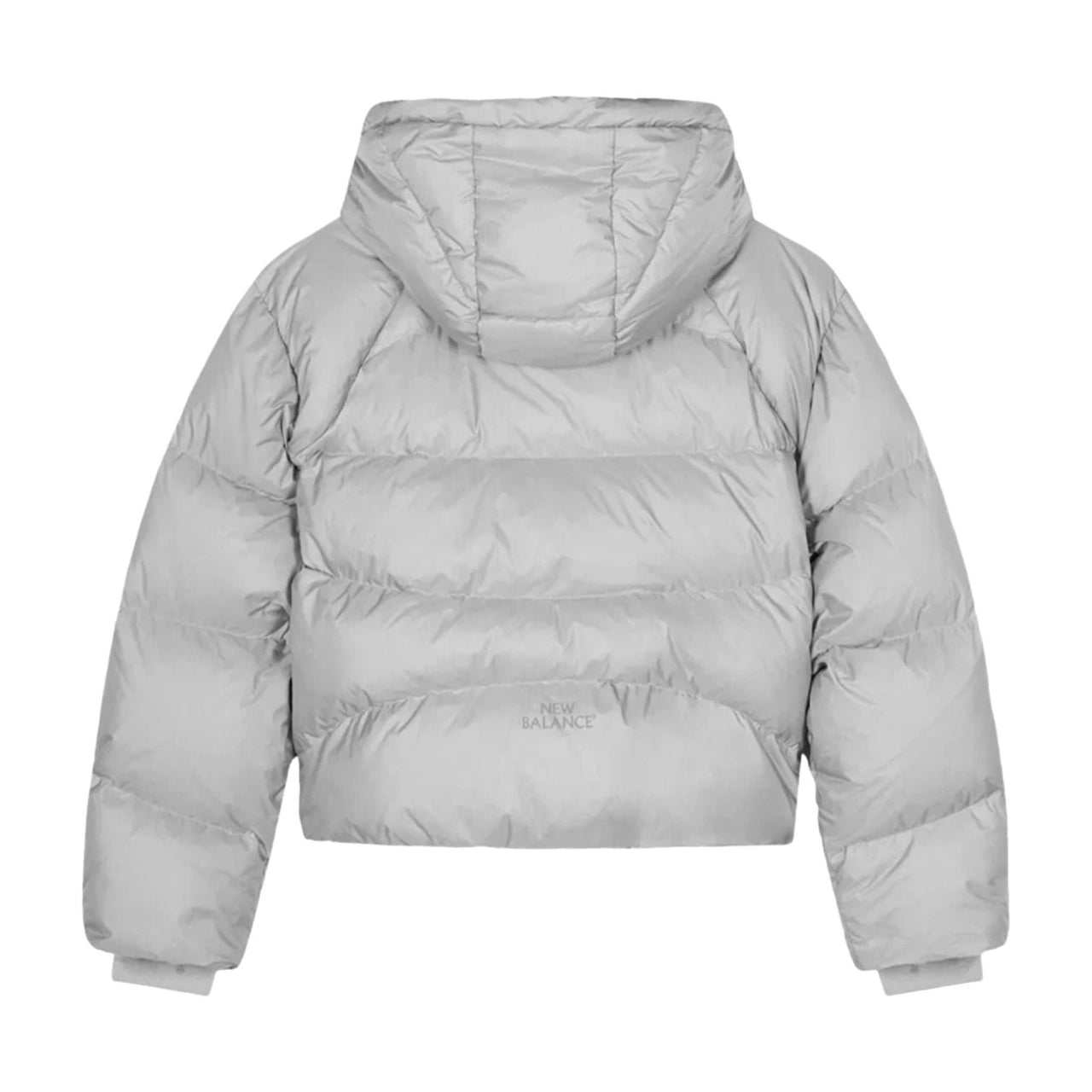 (WMNS) New Balance Flying Hooded Short Down Jacket Asia Sizing 'Silver' NBNPF4W072-91