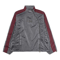 adidas x Thug Club Woven Logo Relaxed Track Jacket Asia Sizig 'Light Onix Silver Metallic' KC2201