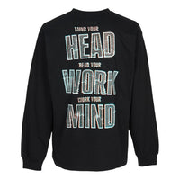 Carhartt WIP Mind Your Head Long Sleeve T-Shirt 'Black' I035999-89-XX