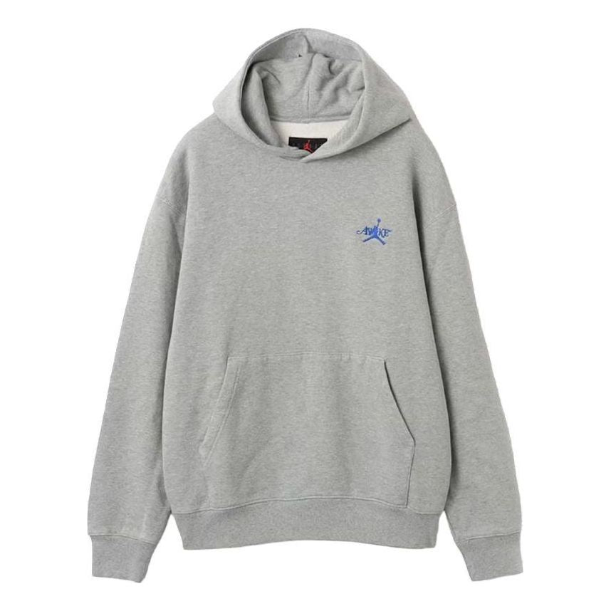 Air Jordan x Awake NY Fleece Hoodie 'Dark Grey Heather Game Royal' FQ5443-091