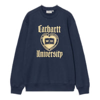 Carhartt WIP Schooling Fleece Sweatshirt 'Navy' I035642-VQ-XX